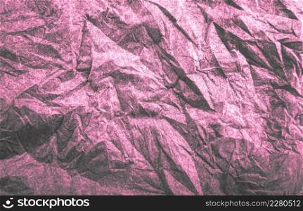 Wrinkle Paper Texture Background. Texture Of Crumpled Paper