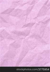 Wrinkle pink paper background