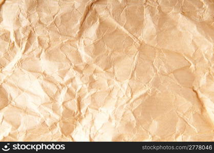 Wrinkled paper close up for your background