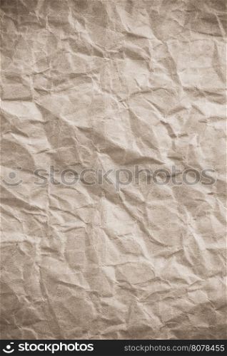 wrinkled parcel paper as texture