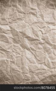 wrinkled parcel paper as texture