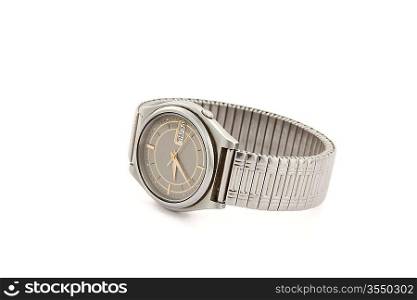 Wrist watch isolated on white