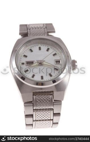 Wrist watch isolated on white background