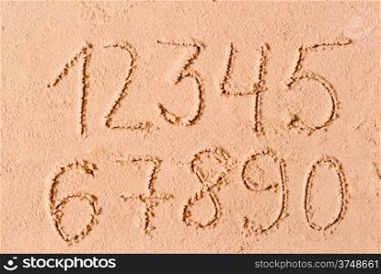 written in the sand figures in order