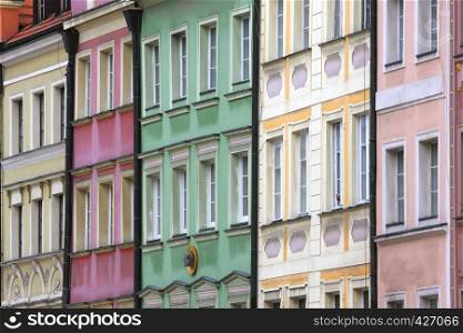 wroclaw - multicolored front houses