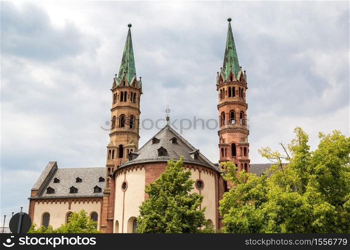 Wurzburg Cathedral in a beautiful summer day, Germany