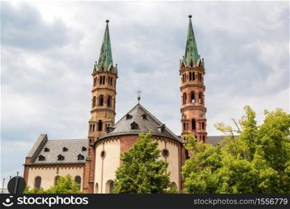 Wurzburg Cathedral in a beautiful summer day, Germany