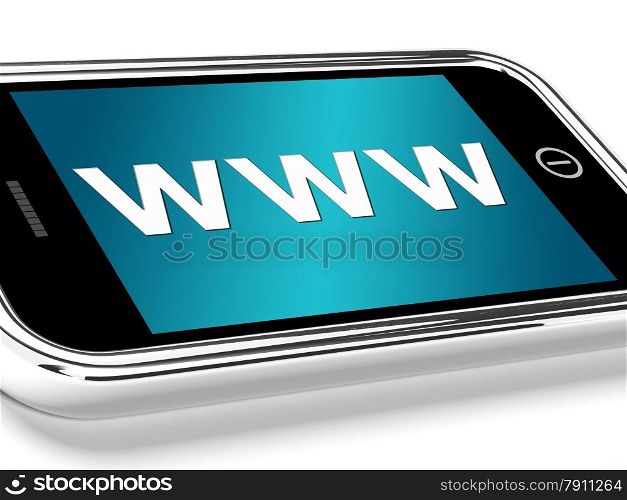 Www Shows Online Websites Or Mobile Internet. Www Showing Online Websites Or Mobile Internet