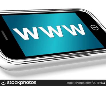 Www Shows Online Websites Or Mobile Internet. Www Showing Online Websites Or Mobile Internet