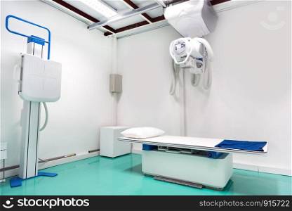 X Ray department room in hospital, Medical and Health care concept