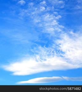 &#xA;in the blue sky white soft clouds and abstract background