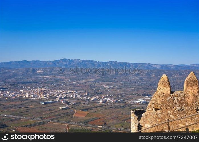 Xivert castle in Alcala de Chivert of Castellon Templarios of Spain