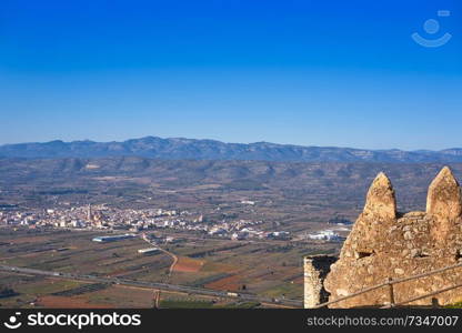 Xivert castle in Alcala de Chivert of Castellon Templarios of Spain