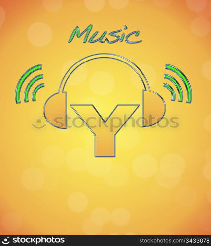 Y, music logo.