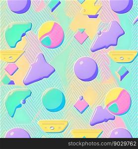 Y2K playful nostalgia abstract background wallpaper. Y2K playful nostalgia abstract background
