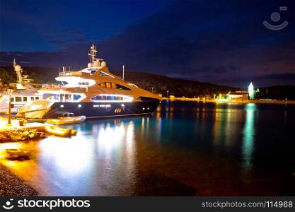 Yachting destination of Vis island evening view, Dalmatia, Croatia