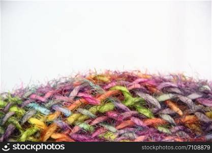 yarn and wool in skeins and yarns