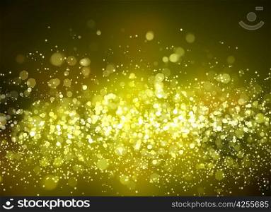 Yellow abstract light background
