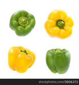 yellow and green pepper
