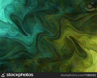 yellow and green wave vibrations. abstract backgrounds. abstract bursts.