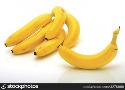 yellow banana fruit. nature food
