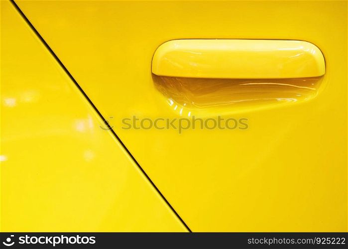 yellow Car door handle Using wallpaper or background