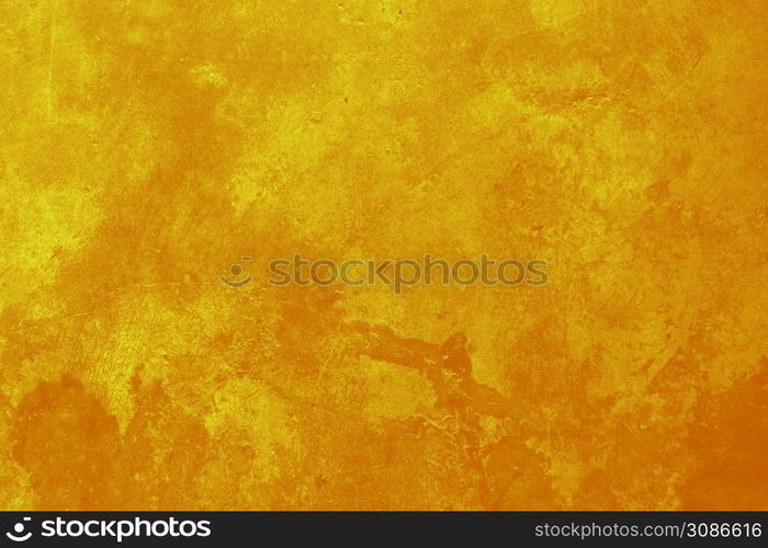 yellow concrete or cement material in abstract wall background texture.