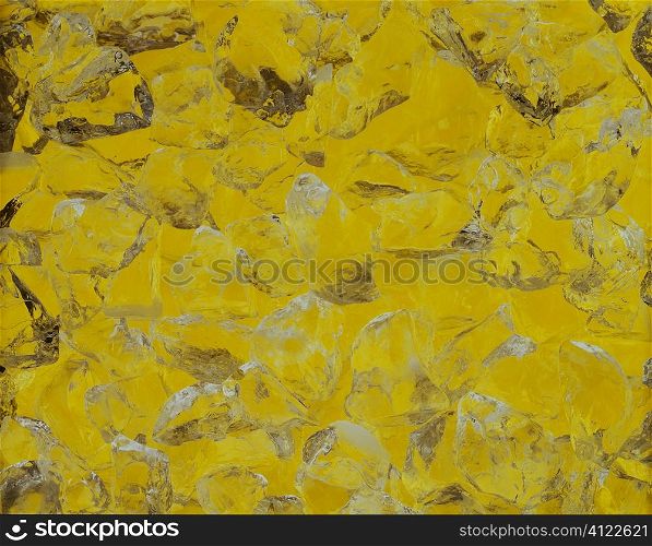 Yellow crystal effect