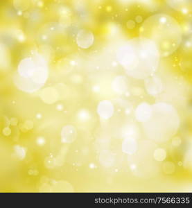 Yellow Festive background with light beams