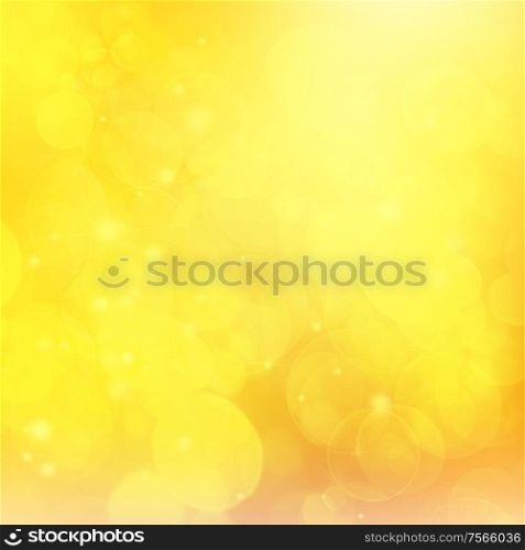 Yellow festive background with light beams. Yellow Festive background with lights