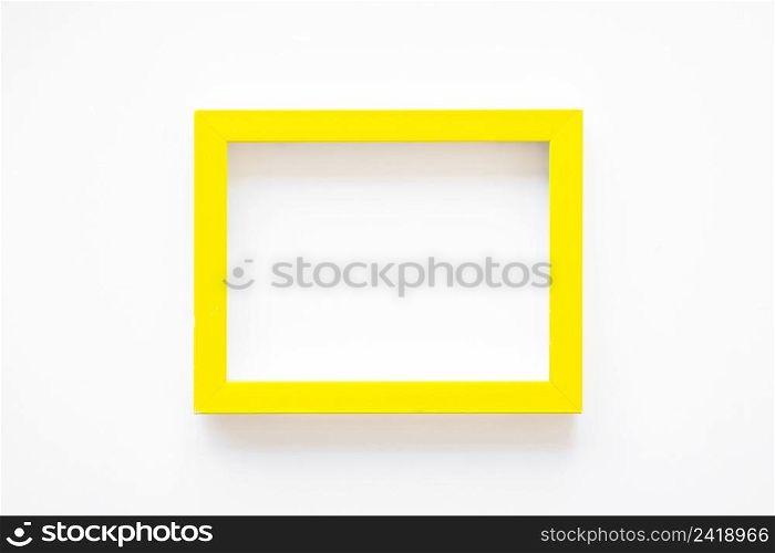 yellow frame white
