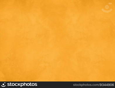 yellow gold concrete wall background. Blank horizontal wallpaper. Empty yellow gold concrete wall background