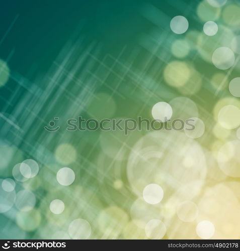 Yellow green bokeh background