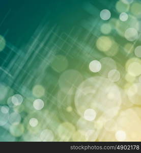 Yellow green bokeh background