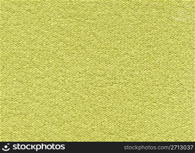 Yellow-green synthetic fabric