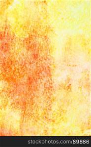 Yellow hand-drawn watercolor background with texture