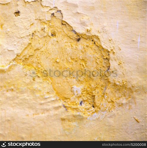 yellow in texture wall and morocco africa abstract