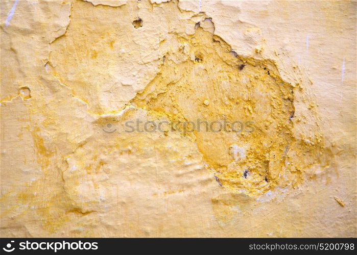 yellow in texture wall and morocco africa abstract