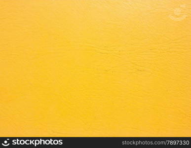 Yellow leather background. Old leather texture.