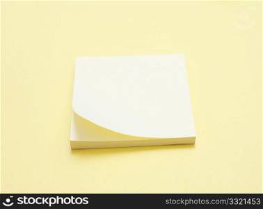 Yellow notepad