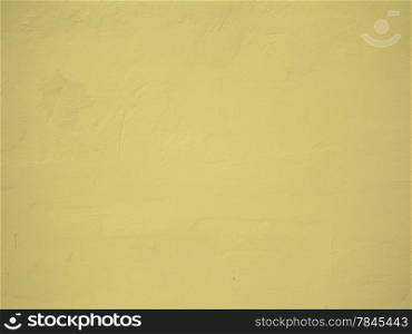 Yellow paint concrete wall background or texture
