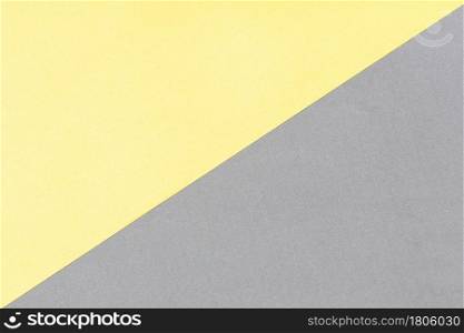 Yellow paper and grey foam sheet with diagonal texture background. Template for for text or drawing