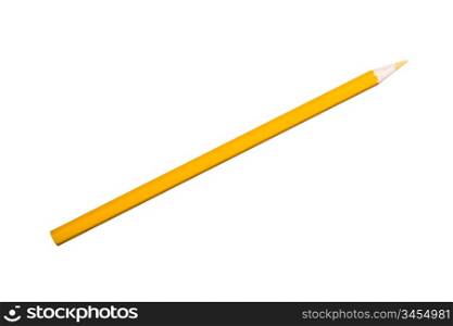 Yellow Pencil isolated on a white background