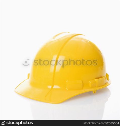 Yellow safety hard hat.