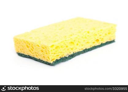Yellow sponge for cleaning
