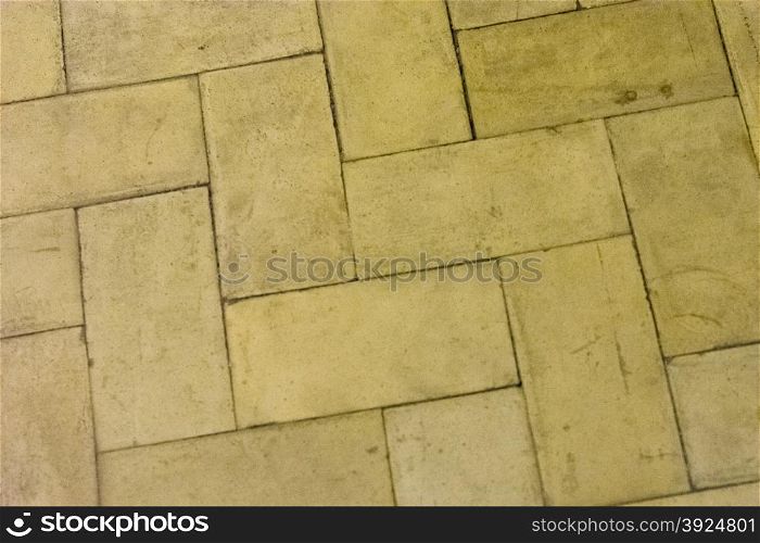 Yellow stone floor background. Yellow stone floor background from an old building