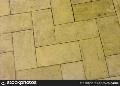 Yellow stone floor background. Yellow stone floor background from an old building