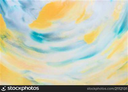 yellow turquoise ink stain design texture backdrop