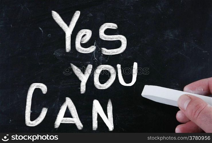 yes you can concept
