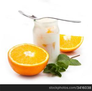 yogurt with orange